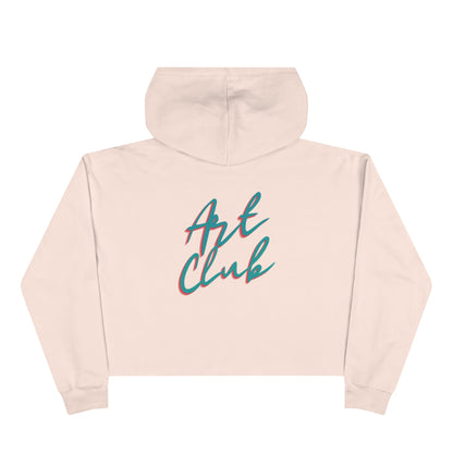 Art Club 3 Stripes Crop Hoodie