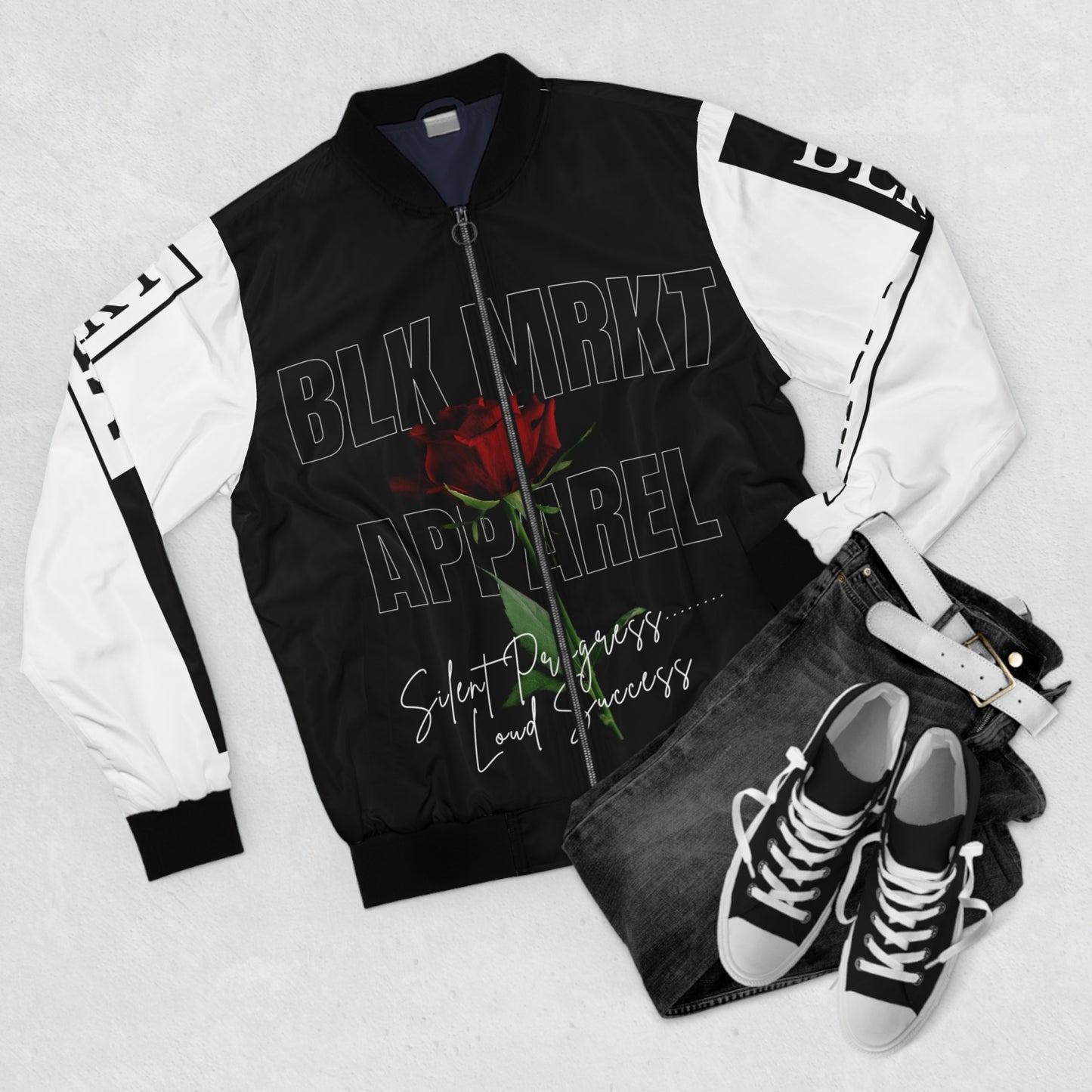 BLK MRKT Silent Progress Bomber Jacket