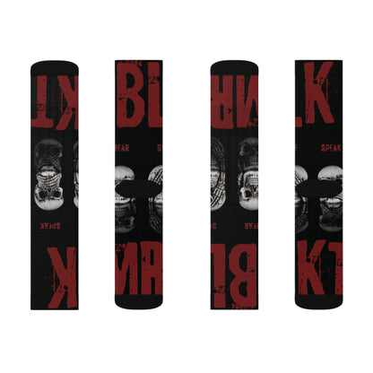 BLK MRKT  See No Evil Black Socks