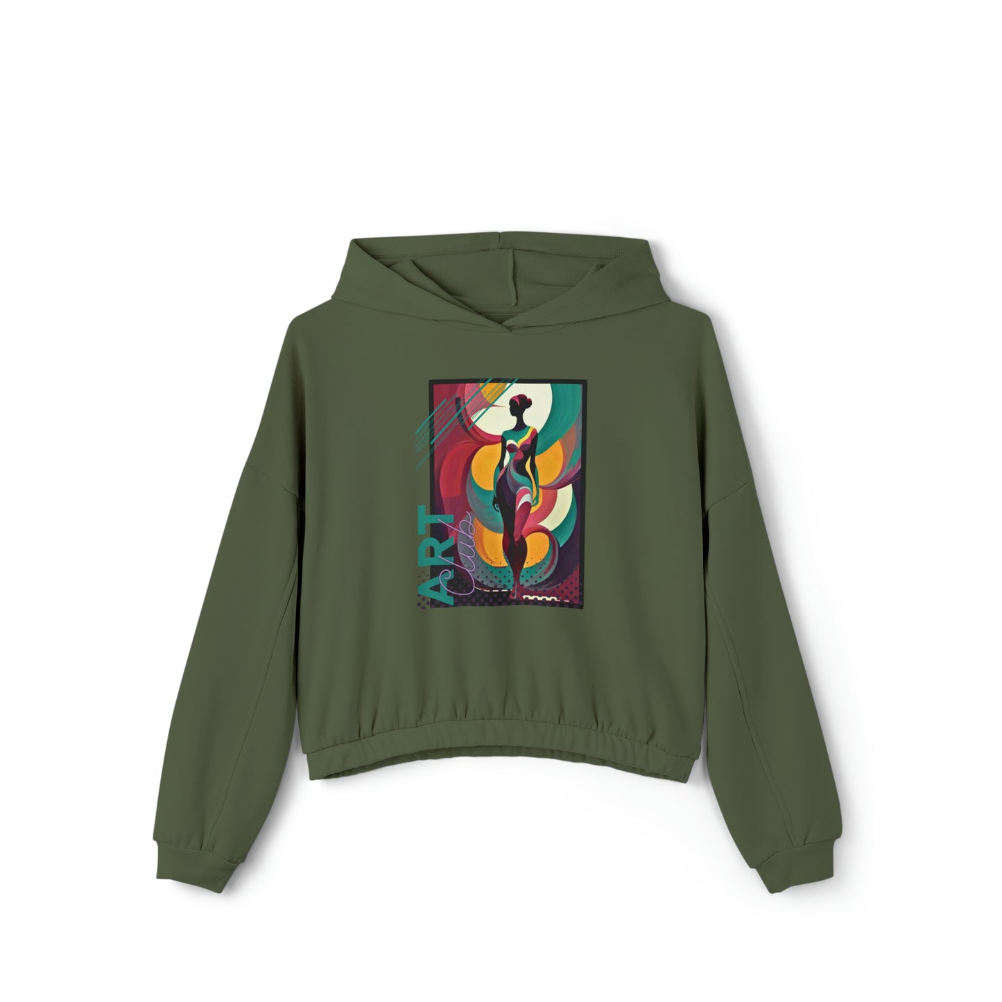 Art Club Jazz Lady Women's Cinched Hoodie