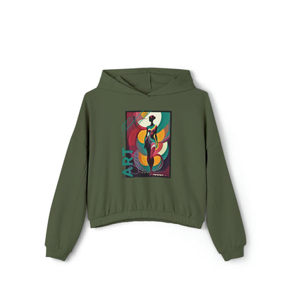 Art Club Jazz Lady Women's Cinched Hoodie