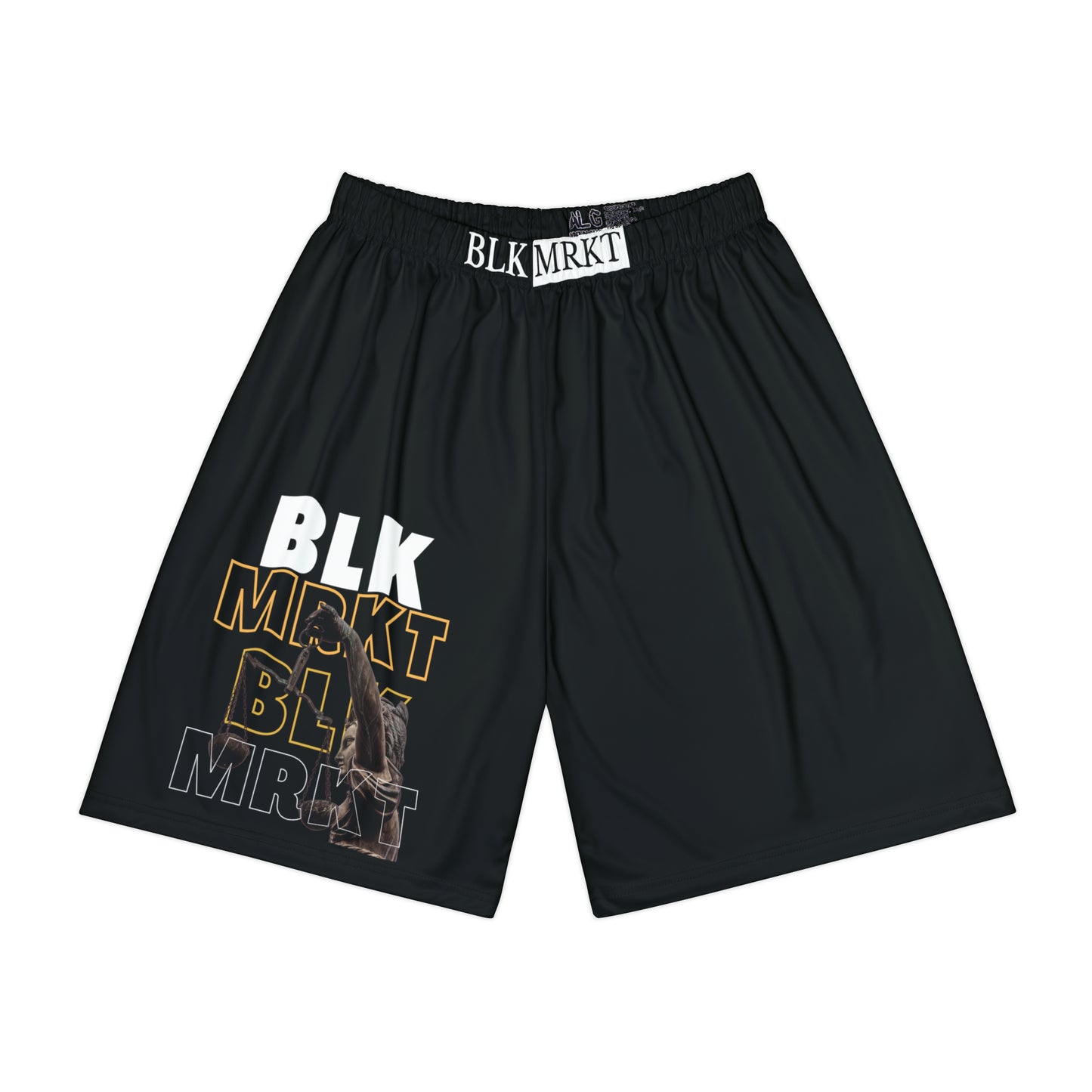 BLK MRKT Greek Scales Shorts