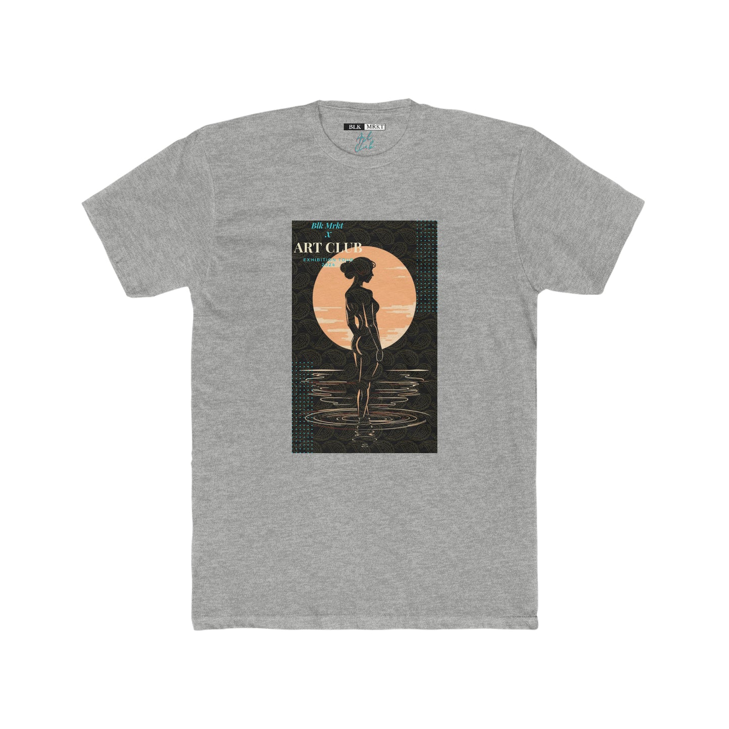 Art Club Moonlight Teal Tee