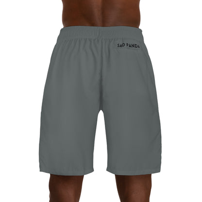 Sad Panda Gray Jogger Shorts