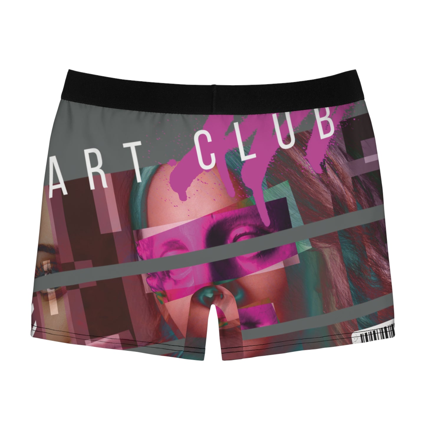 Art Club 3 Stripes Gray Boxer Briefs