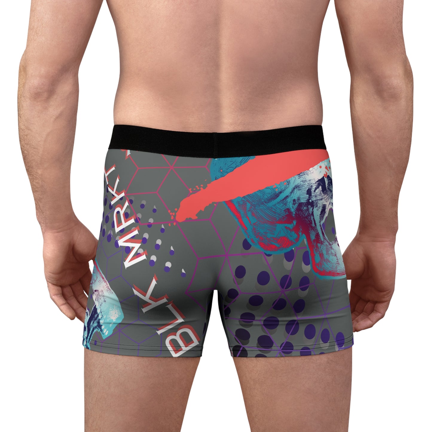 BLK MRKT Hell Raiser Gray Boxer Briefs