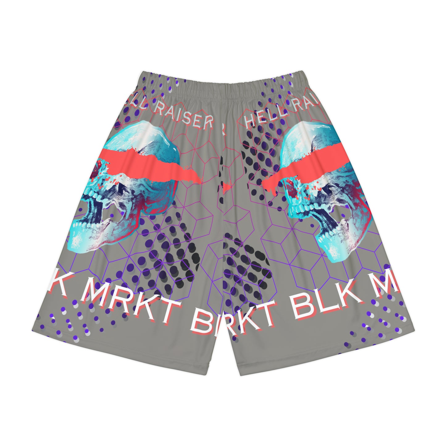 BLK MRKT Hell Raiser Gray Shorts