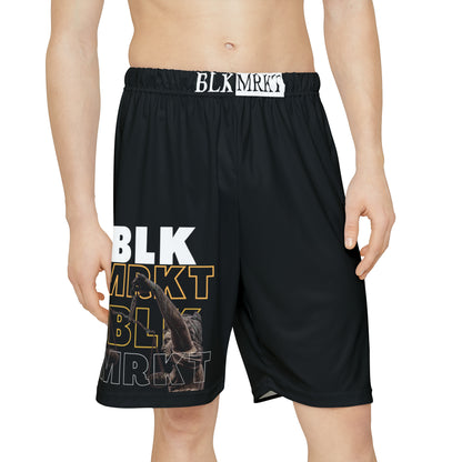 BLK MRKT Greek Scales Shorts